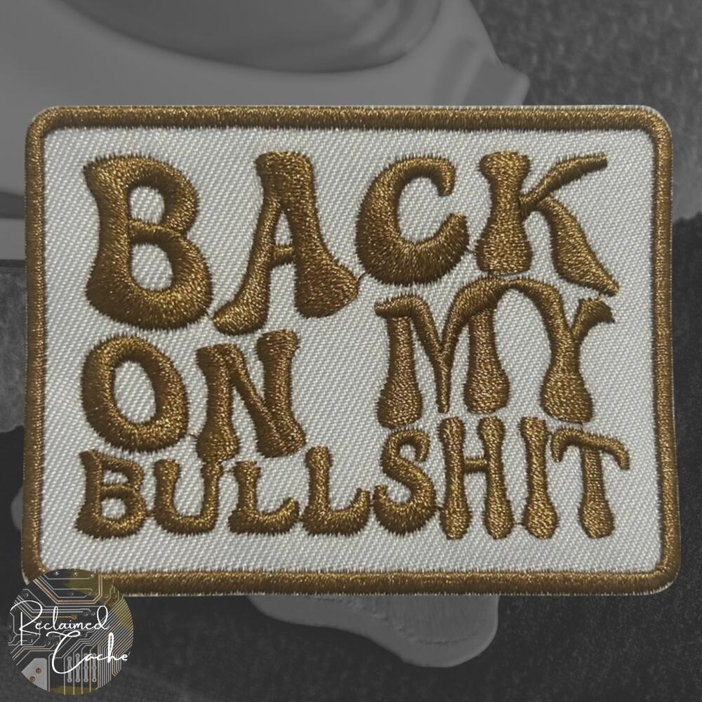 Back on my BS Iron On Patch